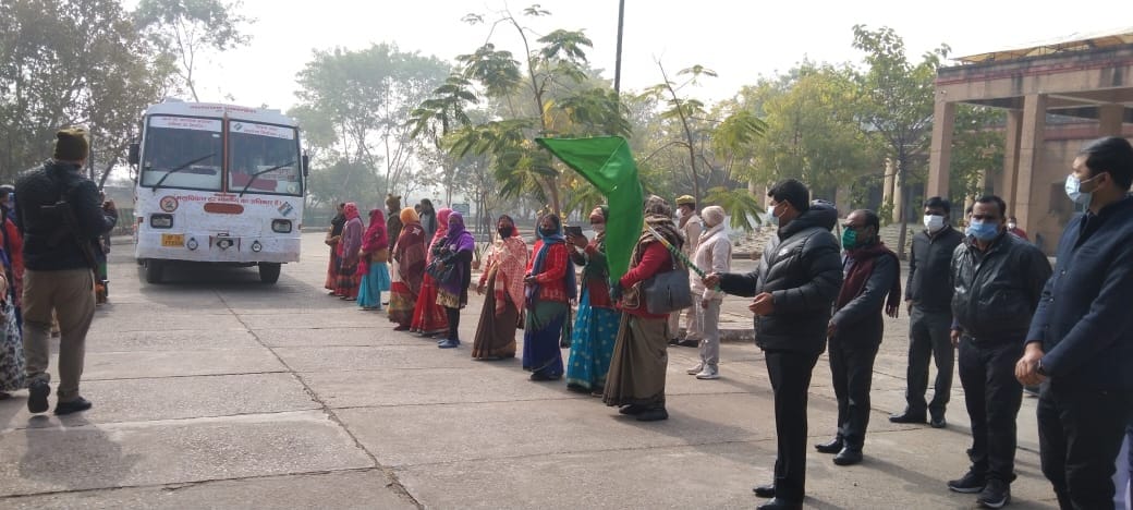 Voter Express reached Sonbhadra to make voters aware