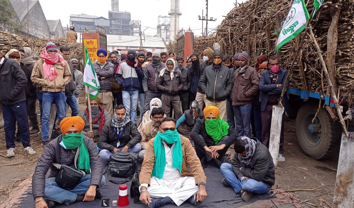 Demand for payment of outstanding sugarcane again caught hold
