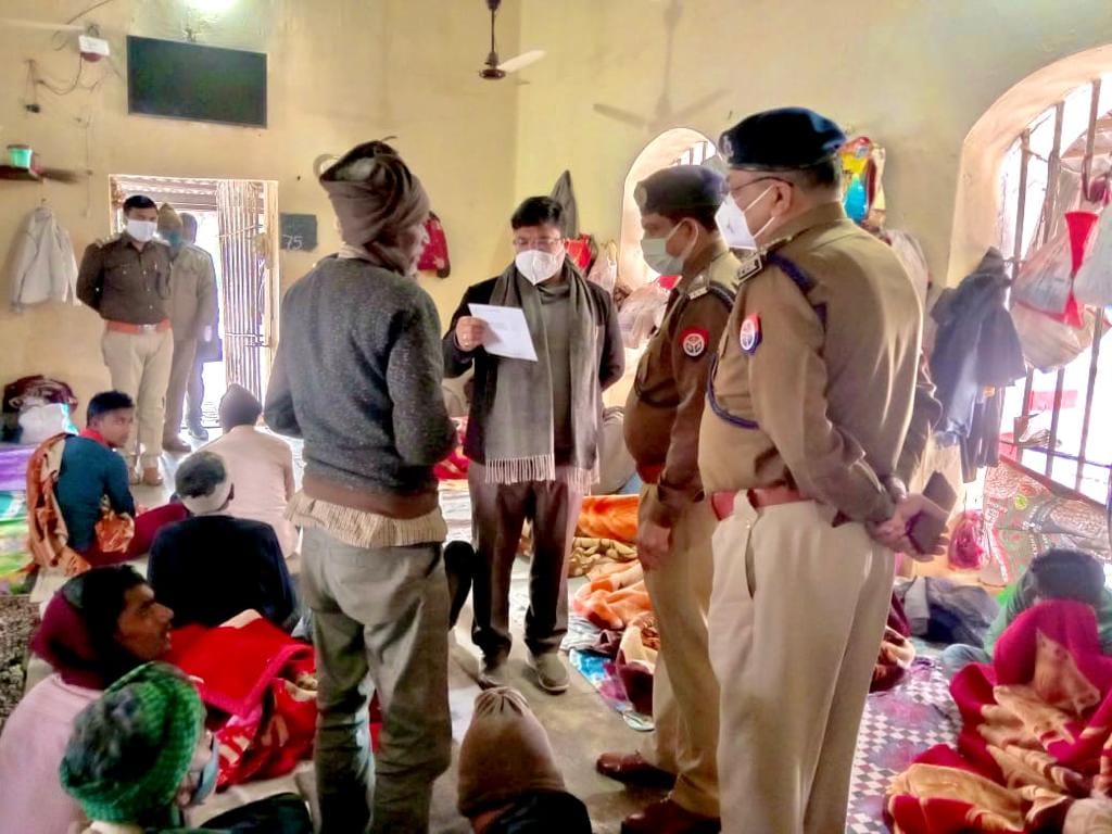Secretary of District Legal Services Authority inspected the jail