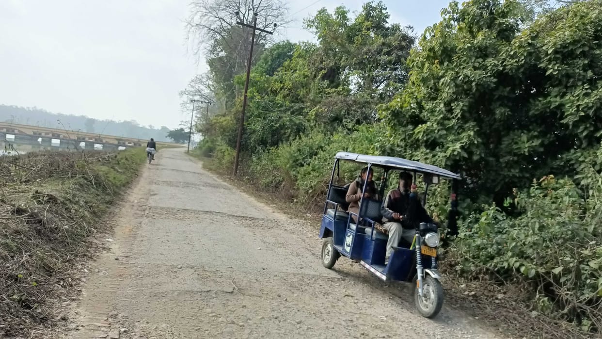 Bad Road in Banbasa