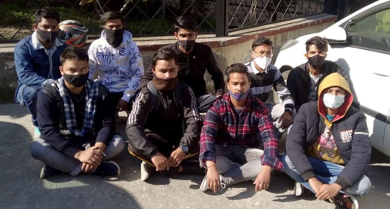 BHM seventh semester students demand for examination