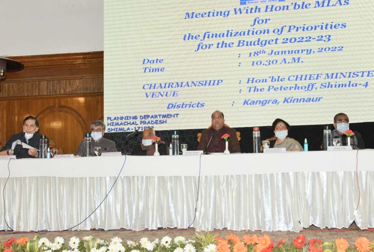 MLA priority meeting: CM Jairam gave instructions to complete the DPR of projects in a time bound manner