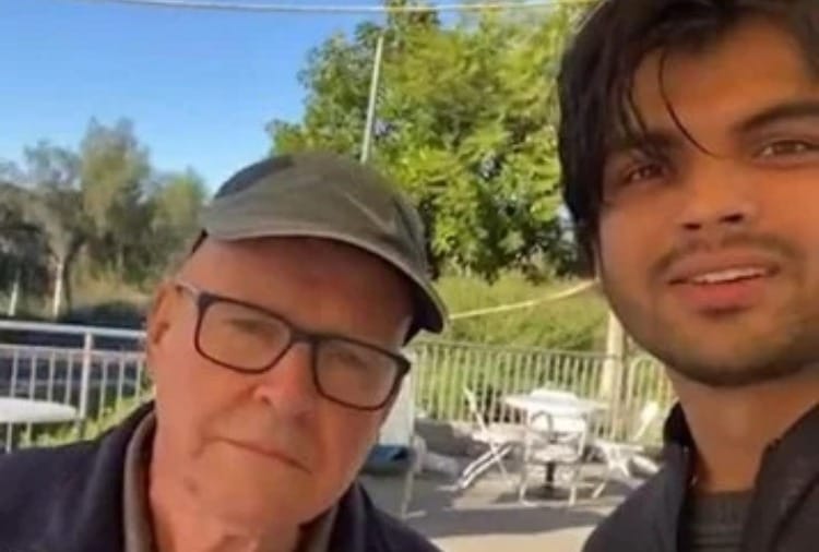 Neeraj Chopra is teaching Hindi and Haryanvi songs to German coach in America