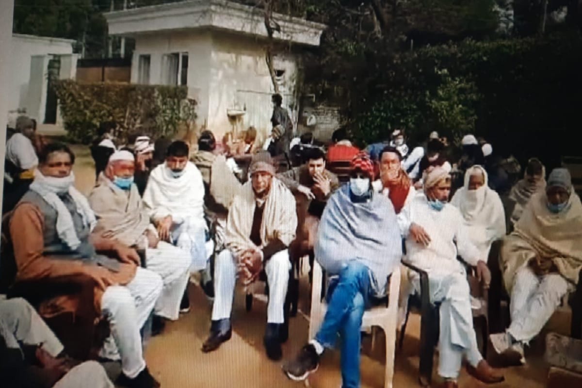 Assembly Election 2022 UP: Supporters have protested against RLD Candidate on house of Jayant Chaudhary in Delhi