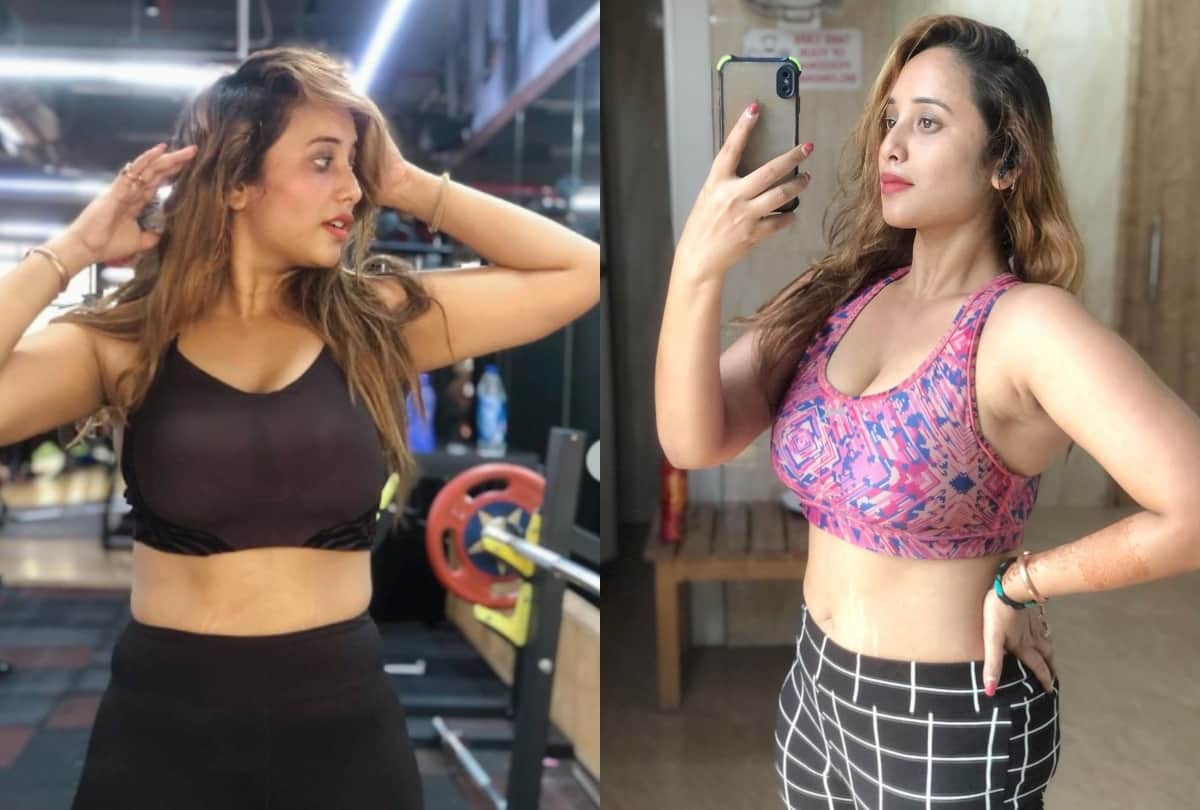 Bhojpuri: Rani Chatterjee shared her picture from the gym the actress flaunts her perfect curvy look in pink top