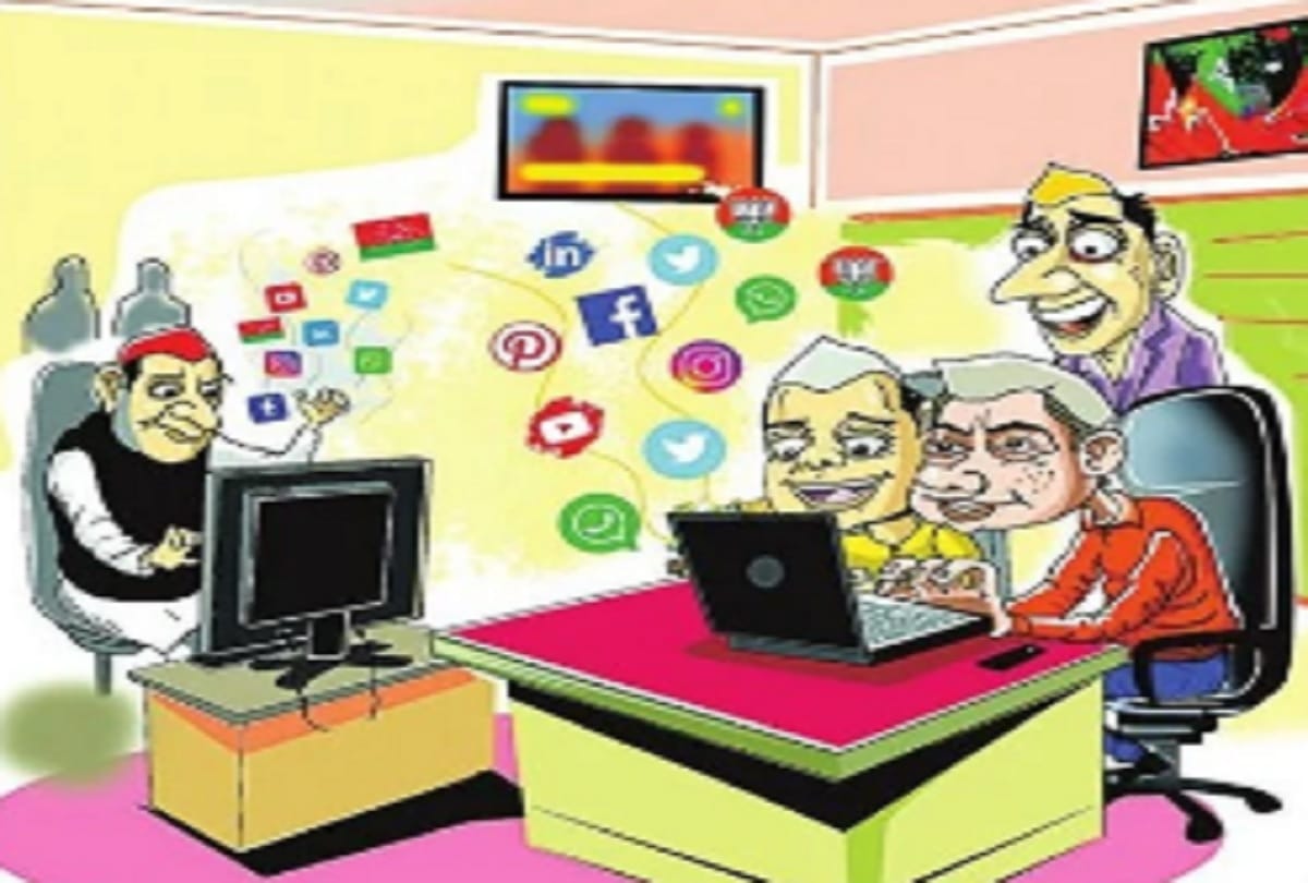 The stage is virtual, the battle is real, the issues are sharpening from the hi-tech war room