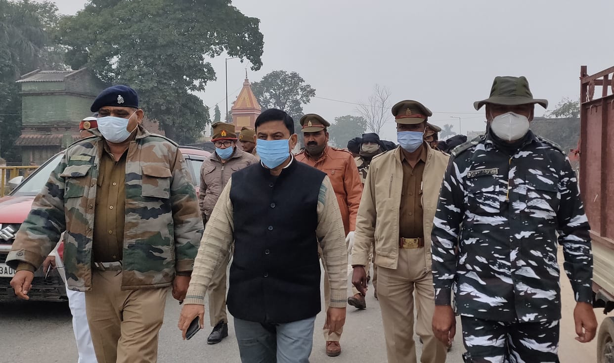 Police did a route march in the area