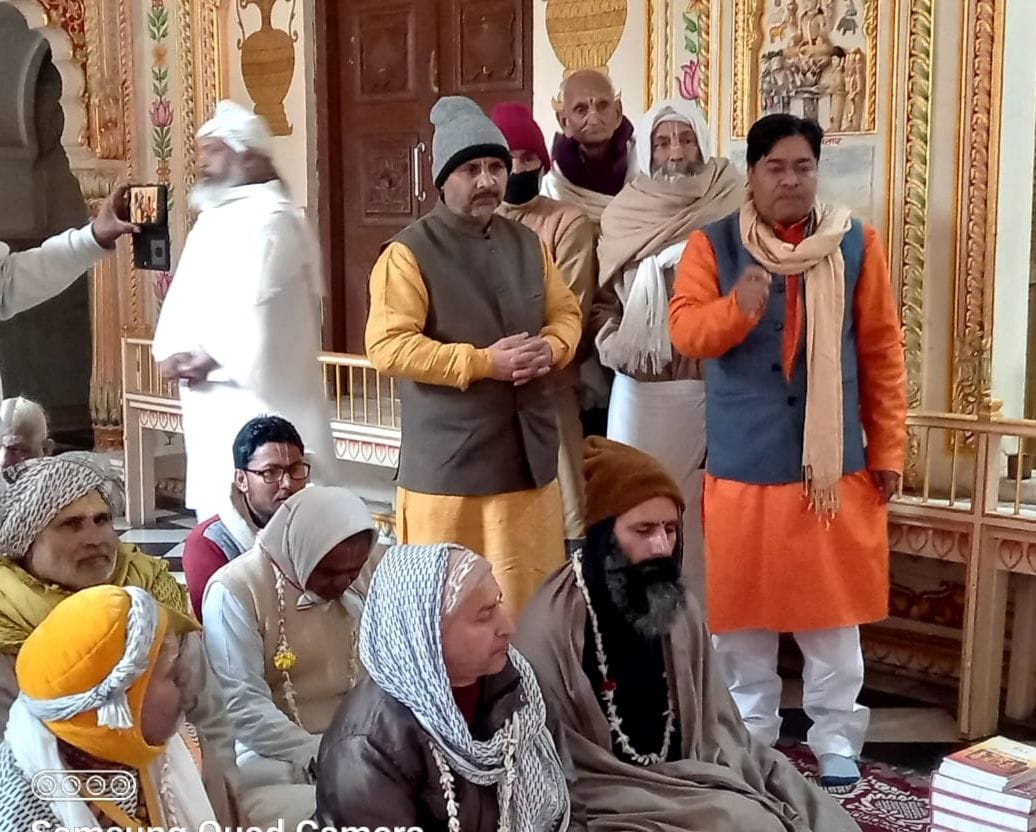 Mathura: Resolve should be taken for the construction of Shri Krishna Janmabhoomi temple - Mahendra Pratap