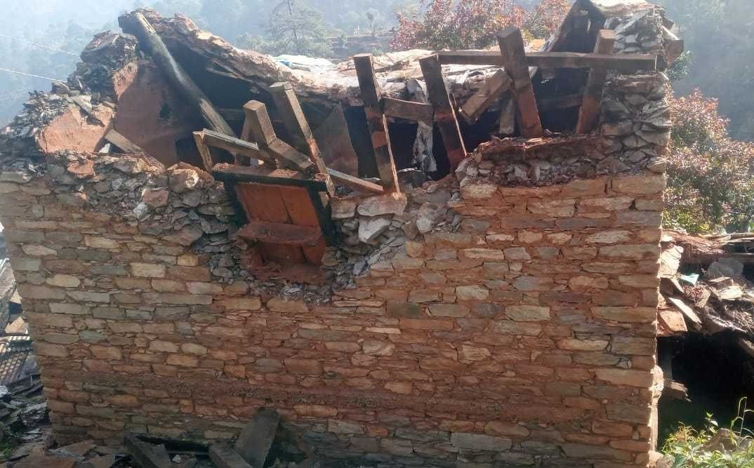 House damage By Disaster in Bageshwar
