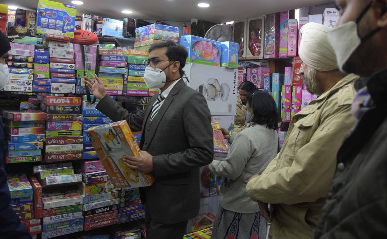Toys without ISI mark found from businessman