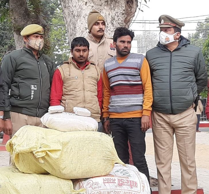 166 kg ganja recovered from truck at Khadsaria border