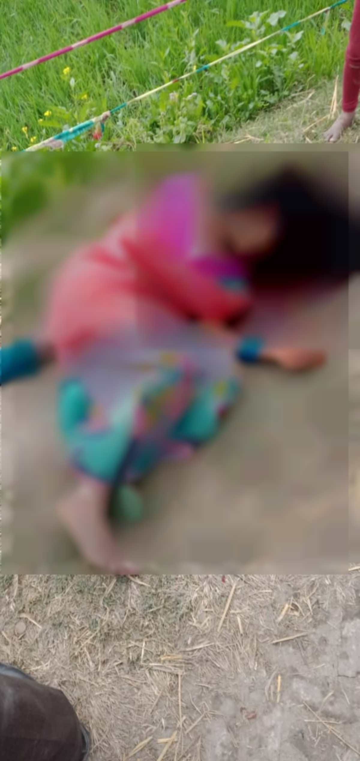Husband murdered wife in front of daughter of her in-laws house stabbed her with shovel in mau