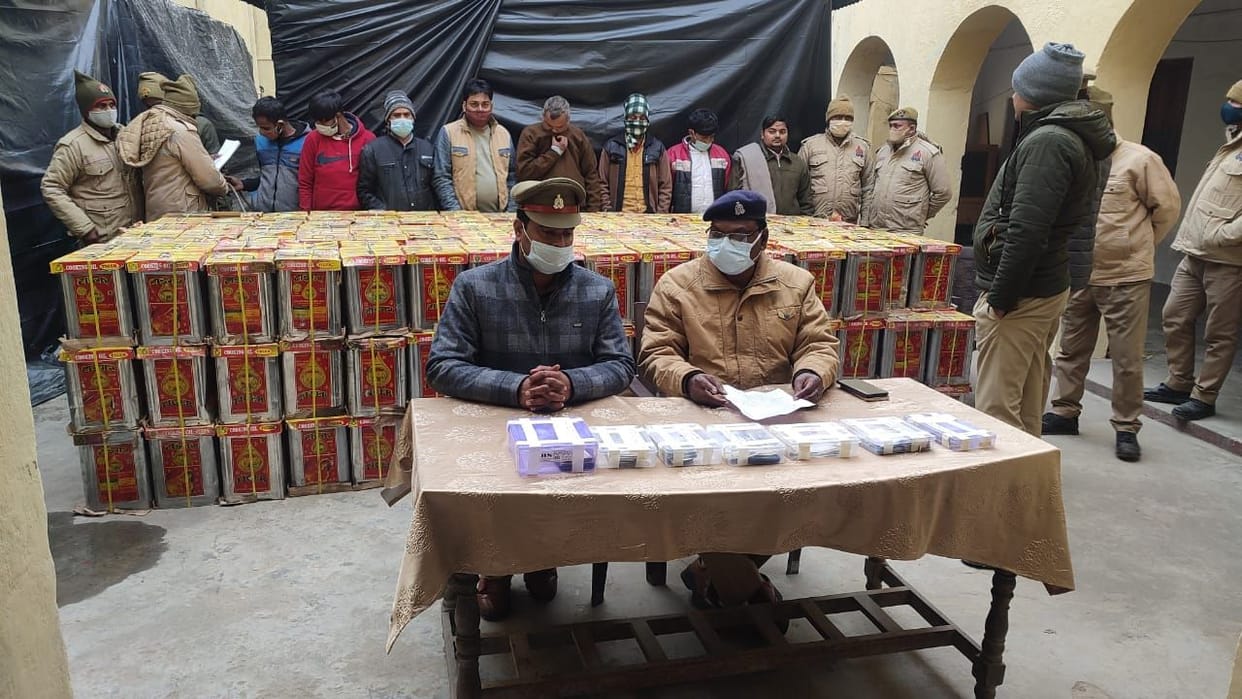 Oil laden truck recovered, eight arrested