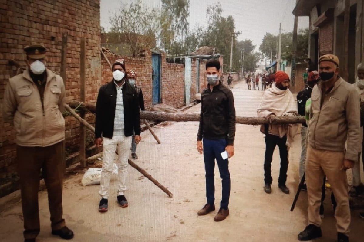 Saharanpur News: The villagers will not go to other places from the village if not vaccinated of Corona