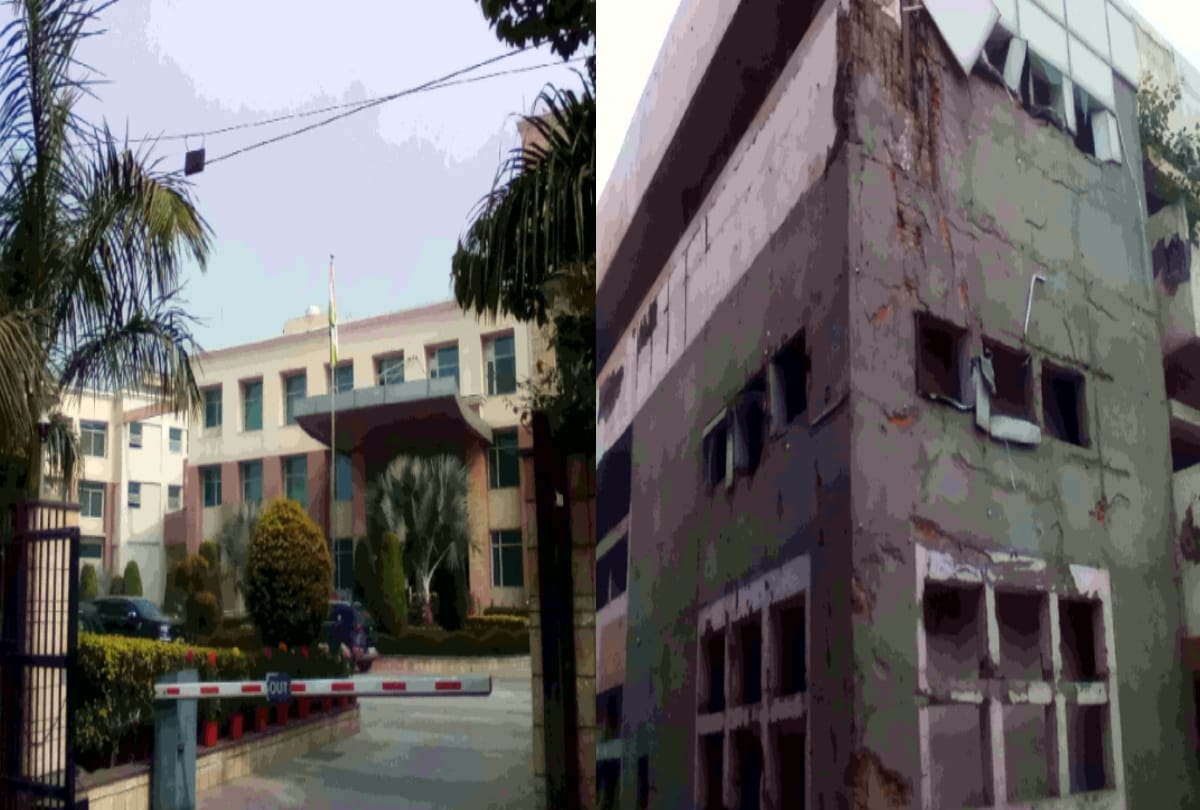 Gurugram rest house building renovated but hospital still in pathetic condition four years ago both start breaking together