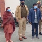 पुलिस गिरफ्त में आरोपी नर्स और उसका पति।