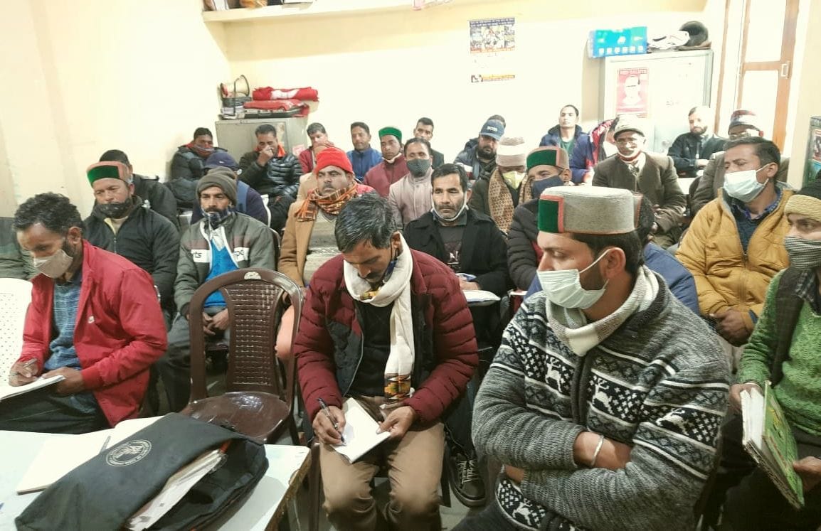 kisan sabha metting hled in chati rampur