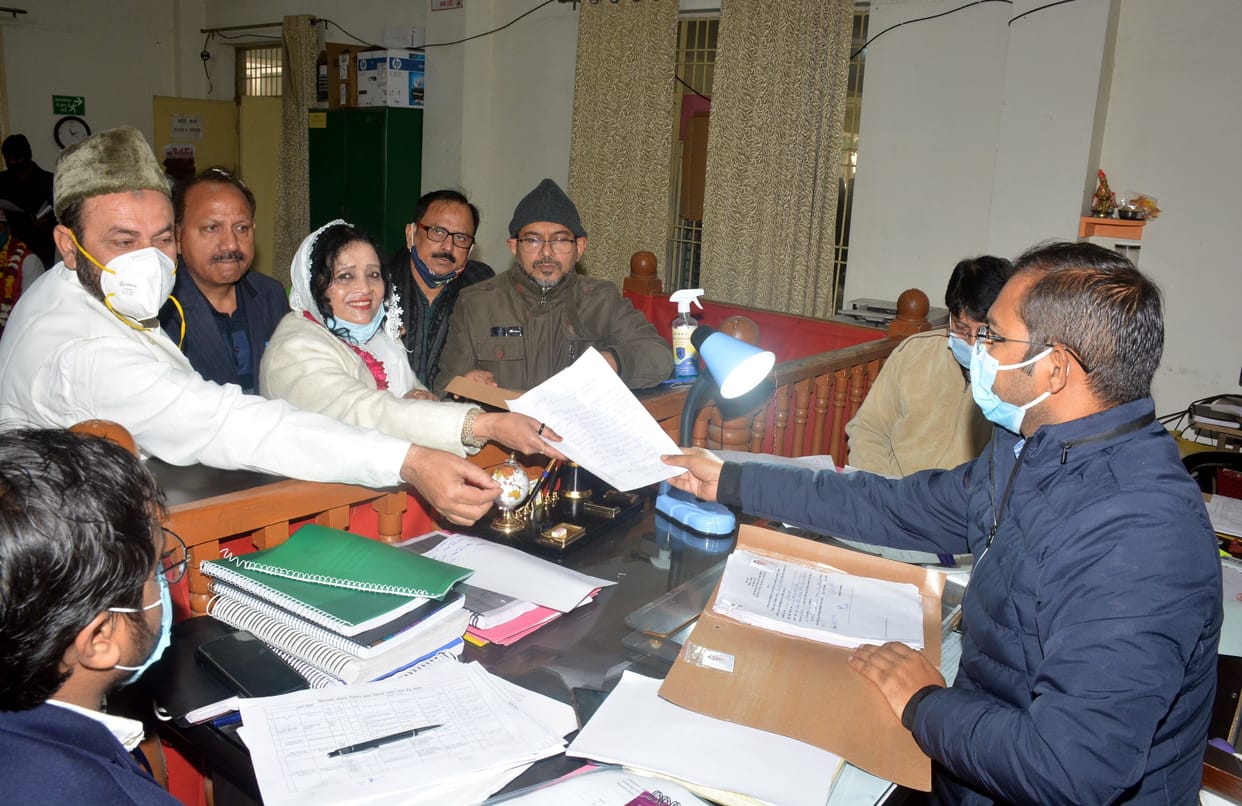 Mukta Raja, Anil, Ajju, Razia, Imtiaz Anoop and 24  other file nomination