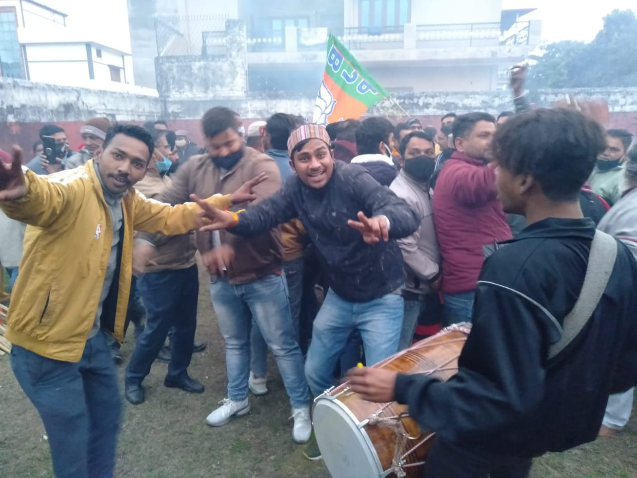 Uttarakhand BJP Candidate List: uttarakhand election 2022, BJP candidate declared, they are in celebration mood, photos