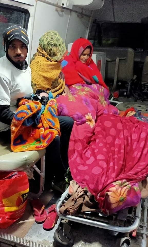 Labor room became ambulance in women's hospital