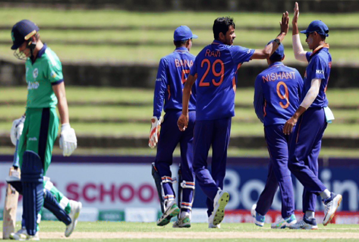 ICC U19 World Cup, IND vs IRE: Indian cricket team defeated ireland and qualify for super league stage