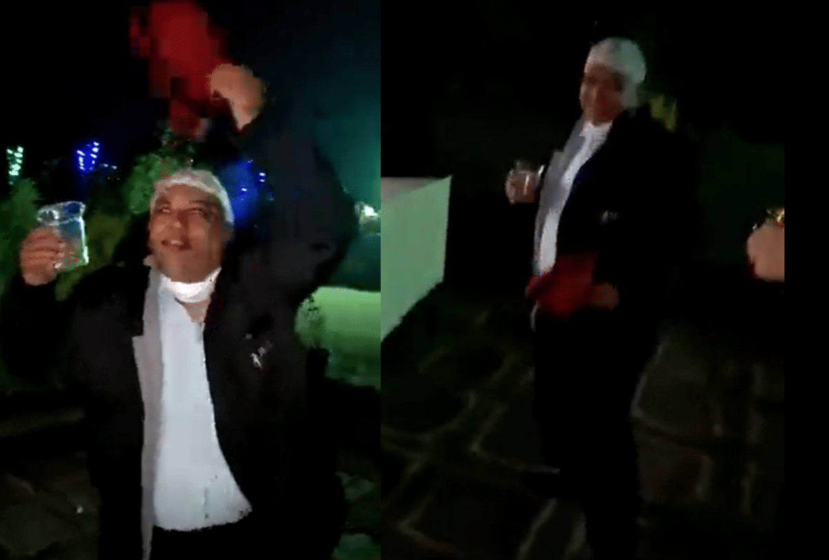 Danced in Night Curfew: CMHO of Indore danced on 'Bespan ka Pyaar', Congress alleges - CMHO was dancing after drinking alcohol