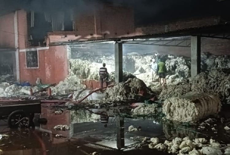 Workers burnt alive due to fire in cotton factory in Panipat of Haryana