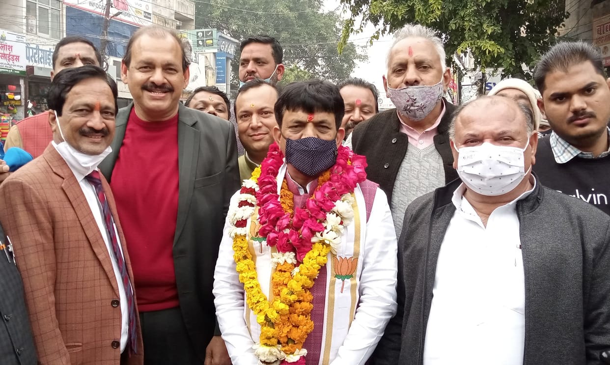 BJP's four, one coalition candidate filed nomination
