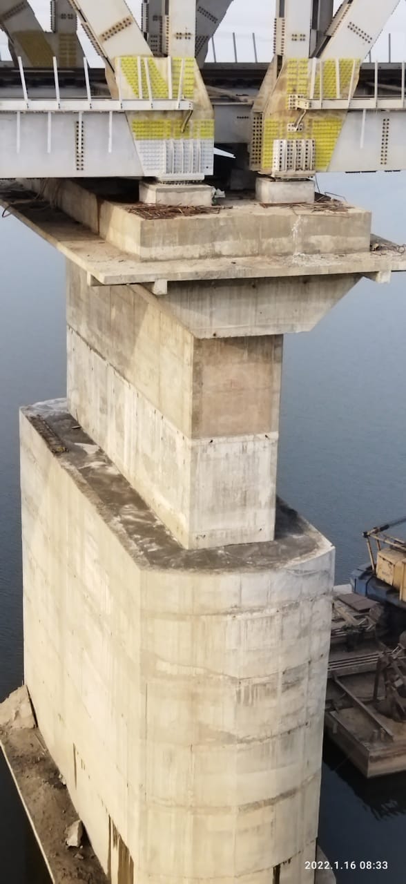 Rail cum road bridge work intensified