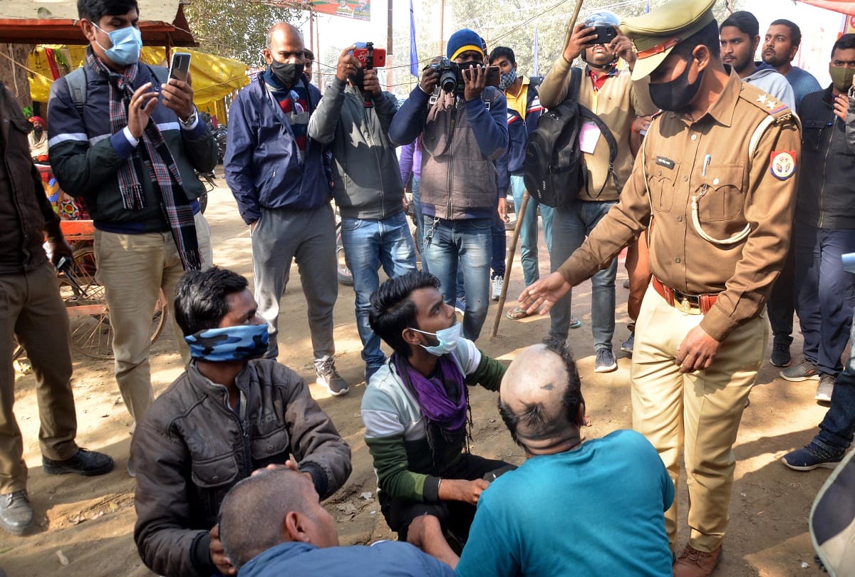 Prayagraj: Human rights commission reached the case of arrest of students for shaving