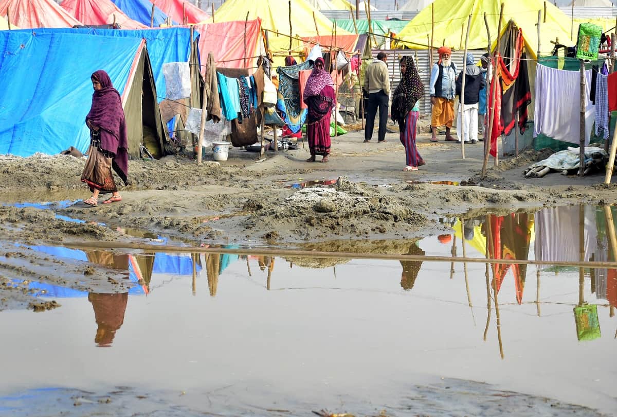 Magh Mela Prayagraj: The land given to the affected pilgrims of Gangadweep on the northern track