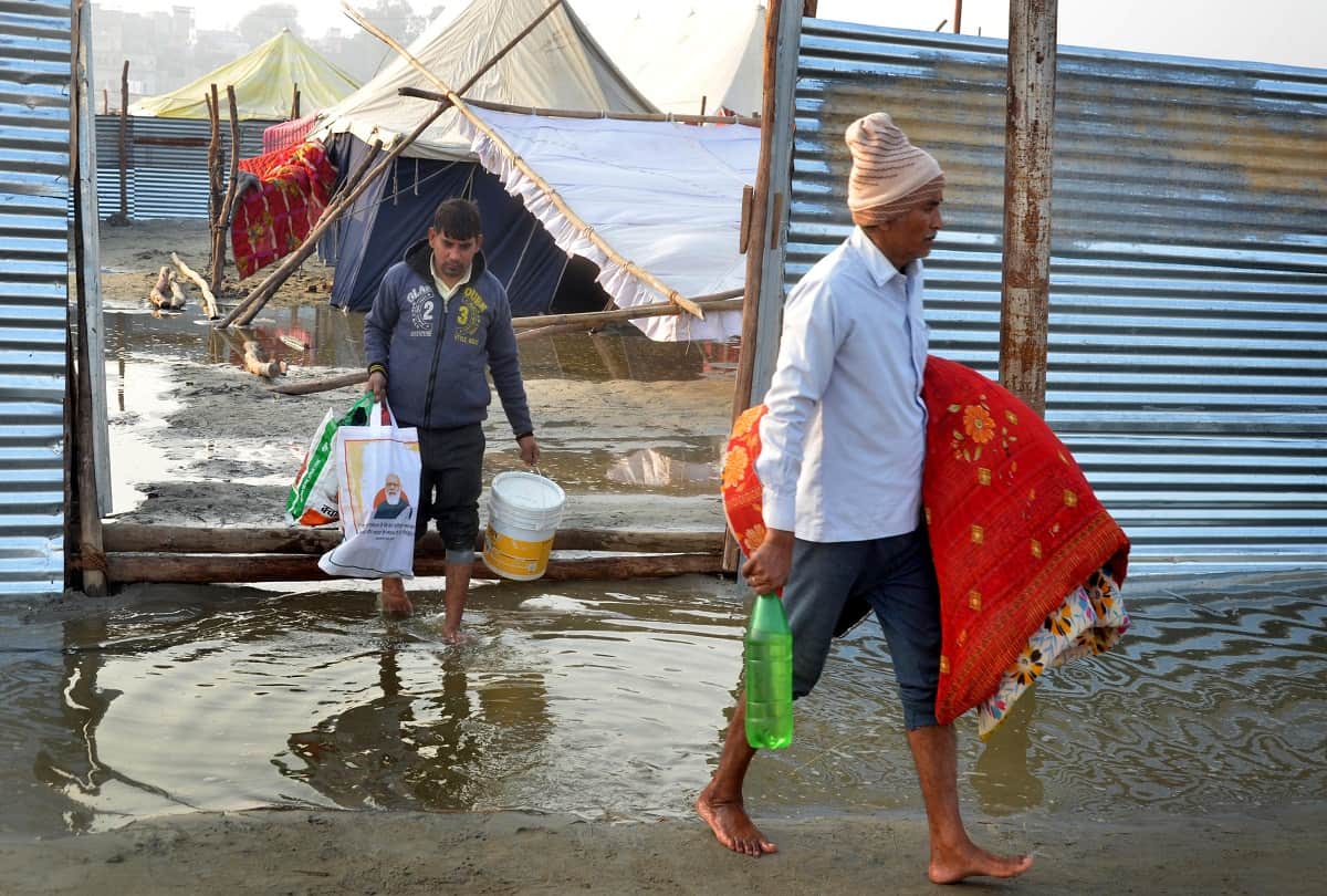 Magh Mela Prayagraj: The land given to the affected pilgrims of Gangadweep on the northern track