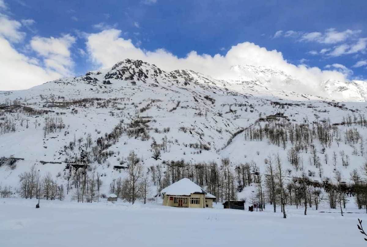 himachal weather update: Snowfall on high peaks, snowflake fell in Tindi, heavy rain-snow alert for two days