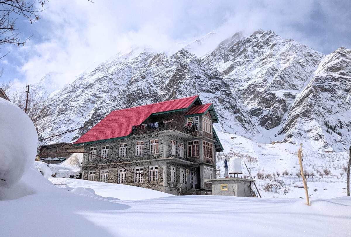 himachal weather update: Snowfall on high peaks, snowflake fell in Tindi, heavy rain-snow alert for two days