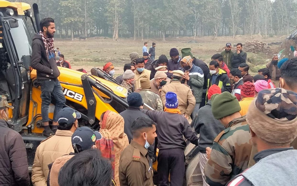 Encroachment removed from forest department land