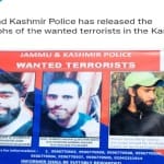 जम्मू-कश्मीर पुलिस की ओर से जारी की गई तस्वीरें।