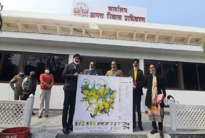 Taj Mahal to Rambagh is Taj heritage area in Agra Master Plan-2031