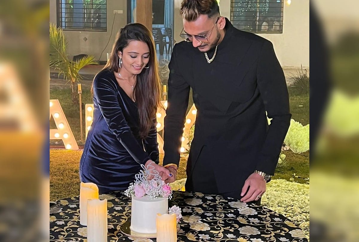 Indian All Rounder Axar Patel Engaged on his 28th Birthday know about his fiance Meha