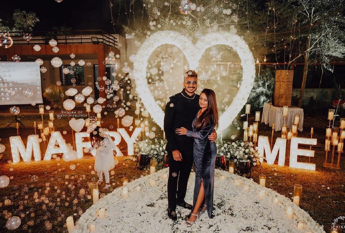 Indian All Rounder Axar Patel Engaged on his 28th Birthday know about his fiance Meha
