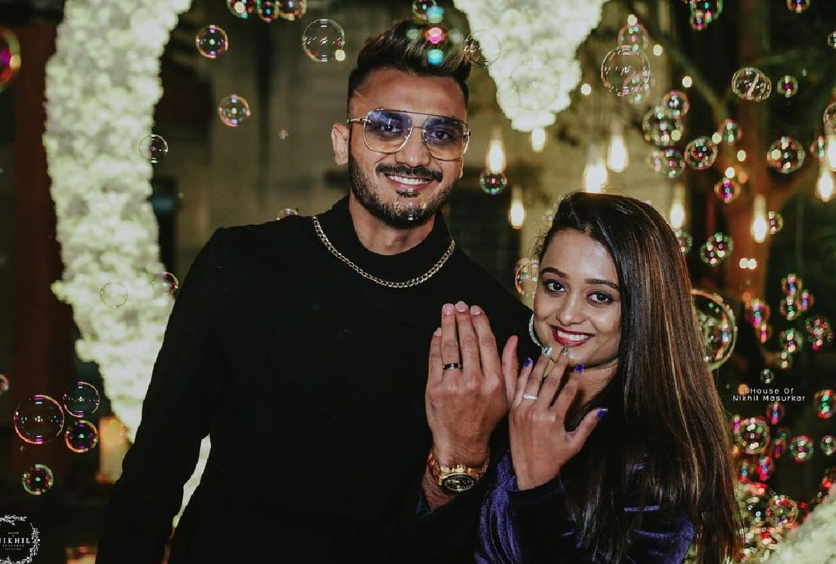 Indian All Rounder Axar Patel Engaged on his 28th Birthday know about his fiance Meha