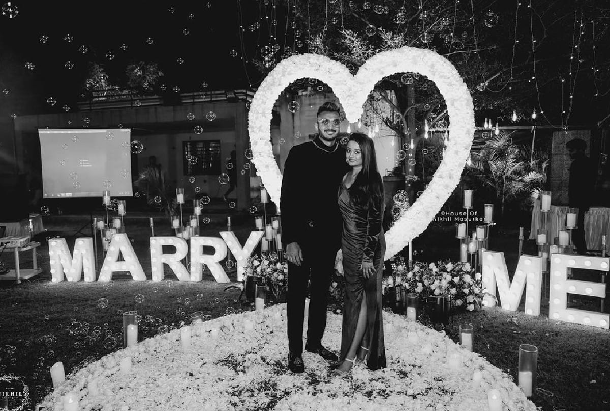 Indian All Rounder Axar Patel Engaged on his 28th Birthday know about his fiance Meha
