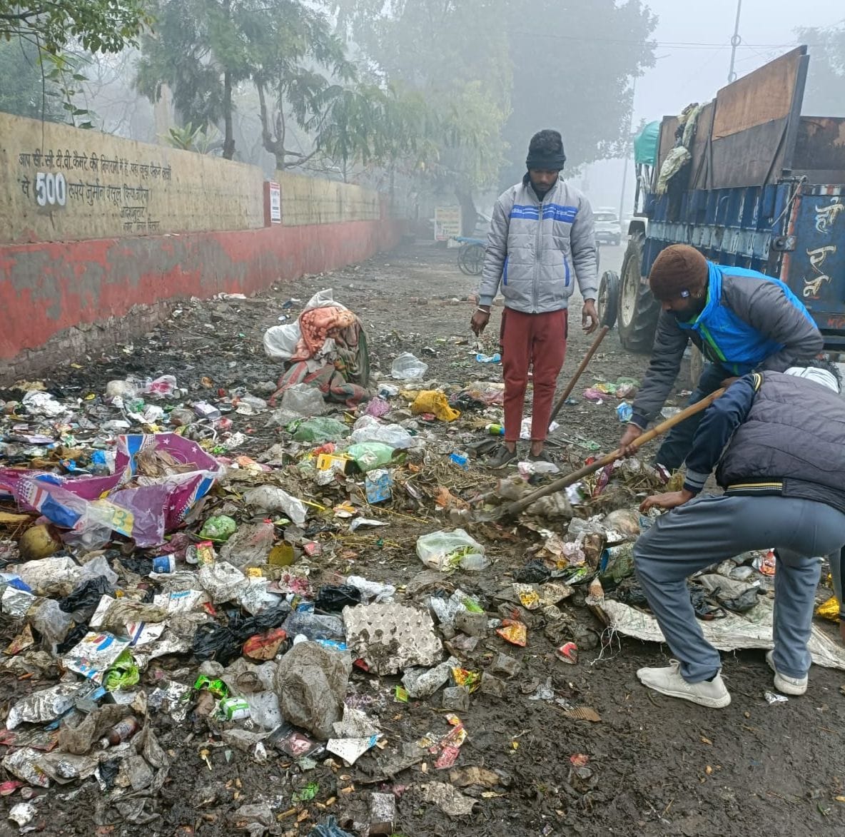 Dumping point finished on Camry Road