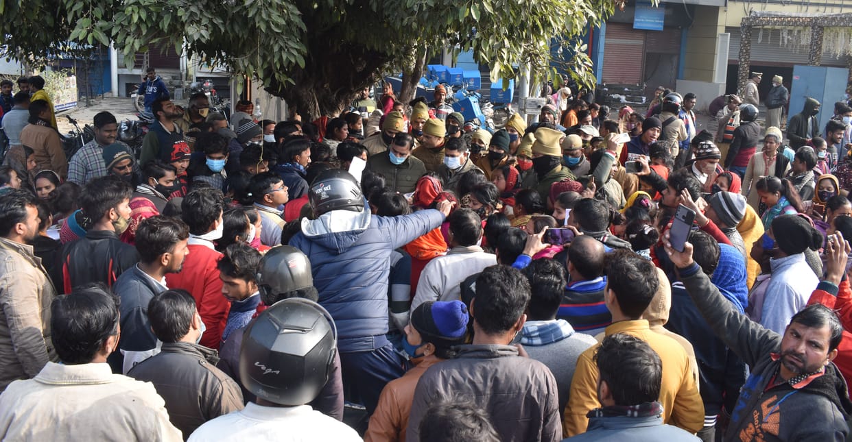 Uproar of women angry with cheating, sabotage