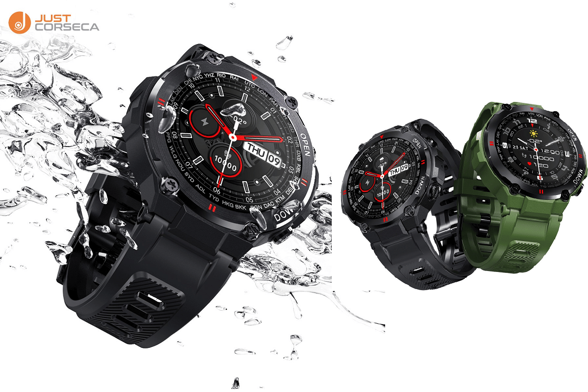Just Corseca Ray Kanabis water and salt proof smartwatch launched in India