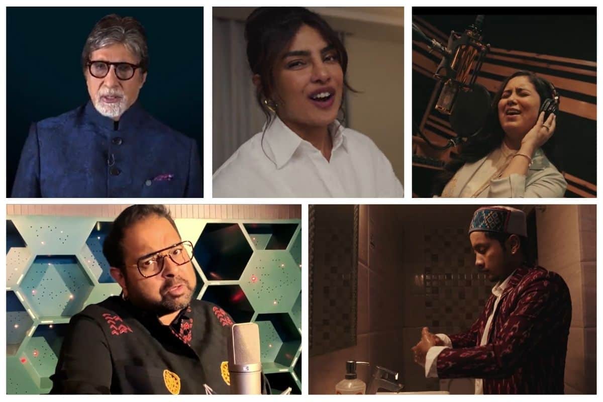 Priyanka Chopra, Amitabh Bachchan, Shankar Mahadevan and PV Sindhu come together for Covid-19 awareness music video of UNICEF