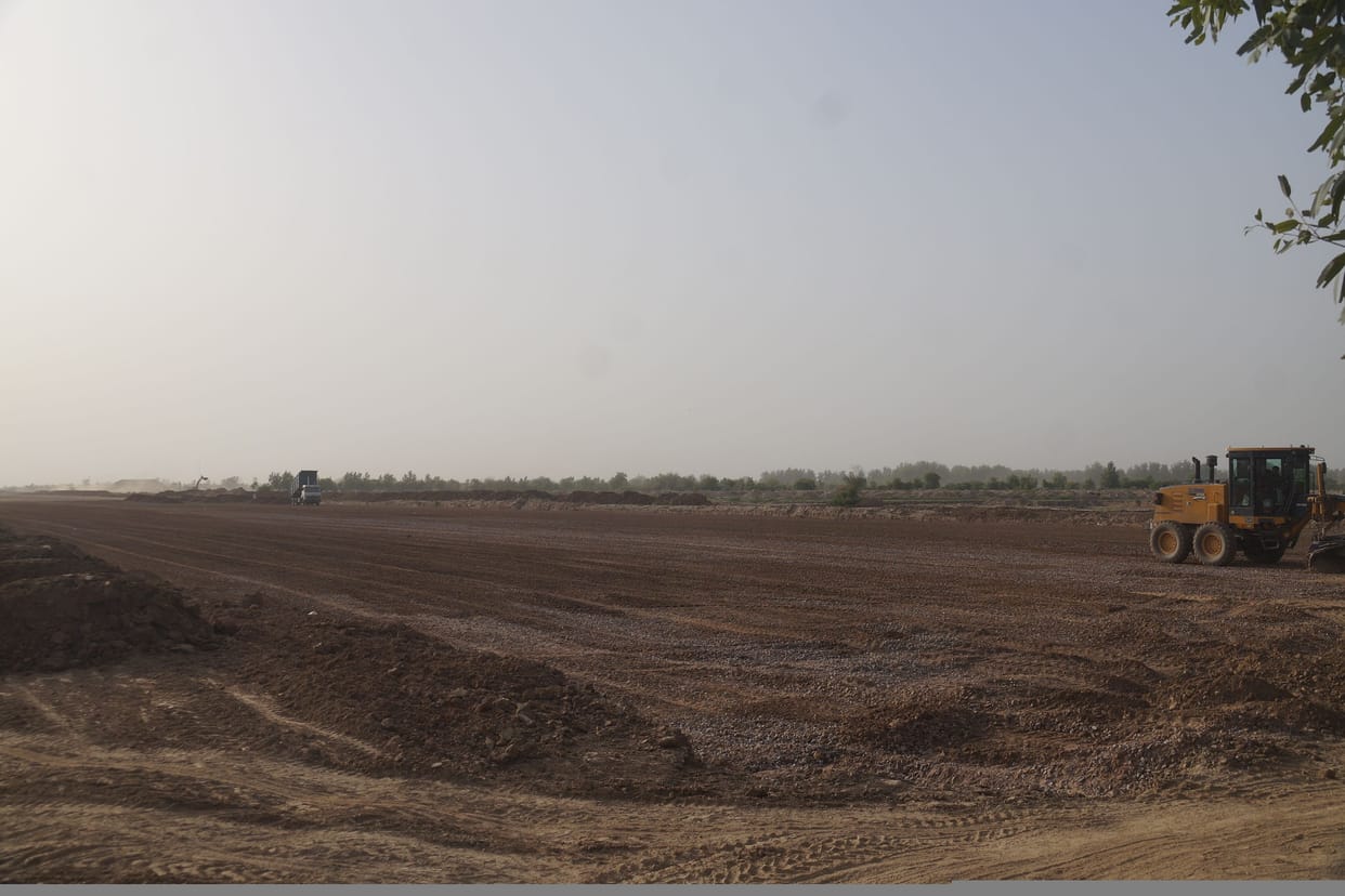 14 km long boundary wall will be built to prevent entry into the airstrip area