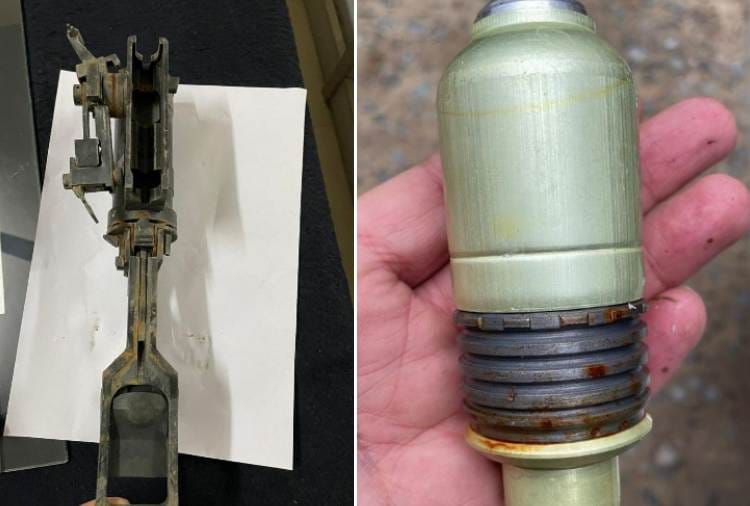 Grenade Launcher RDX And Weapons Found In Gurdaspur of Punjab