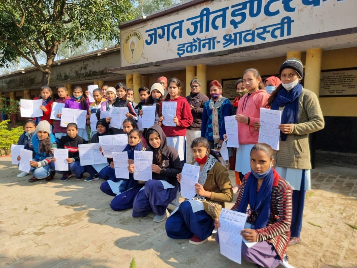 Hina tops in essay and Nisha tops in painting