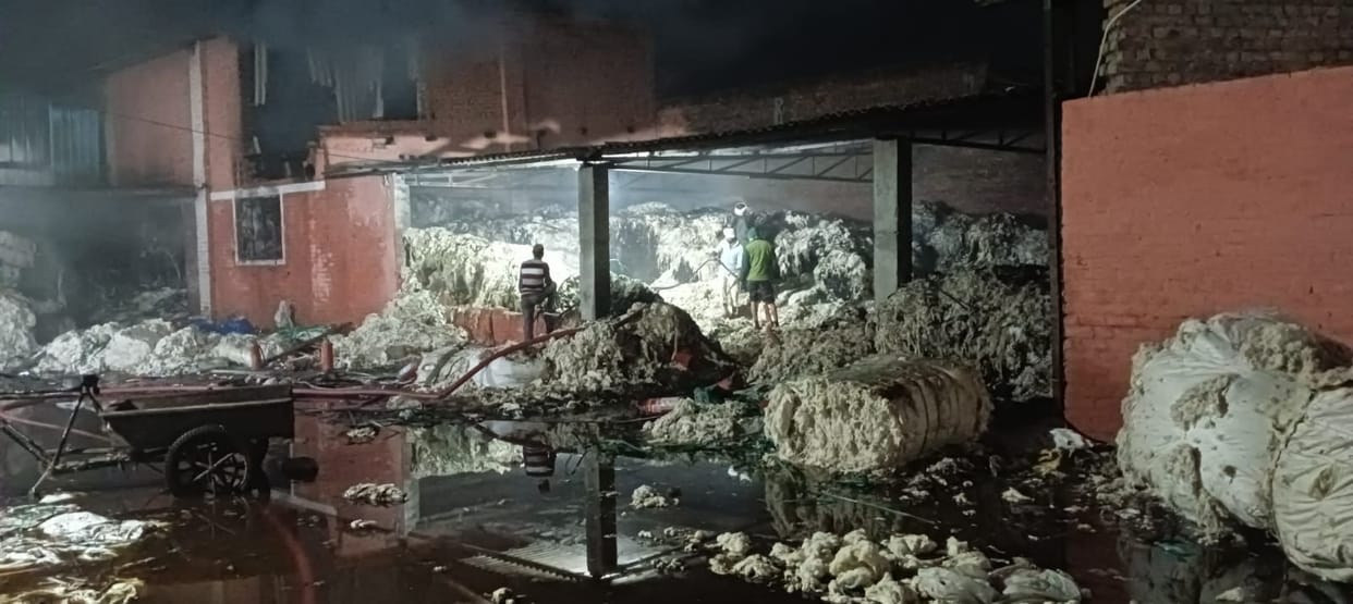 Fire in Munjal Spinning Mill, laborers burnt alive