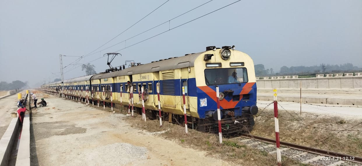 Old rail line will be one and a half feet high, mega block will remain for two months